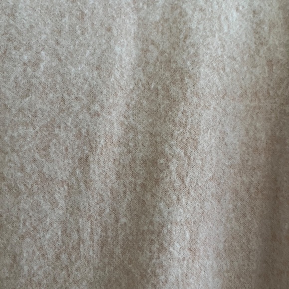 Eri and Ali fuzzy blush pink sweater with front tie - Picture 5 of 5